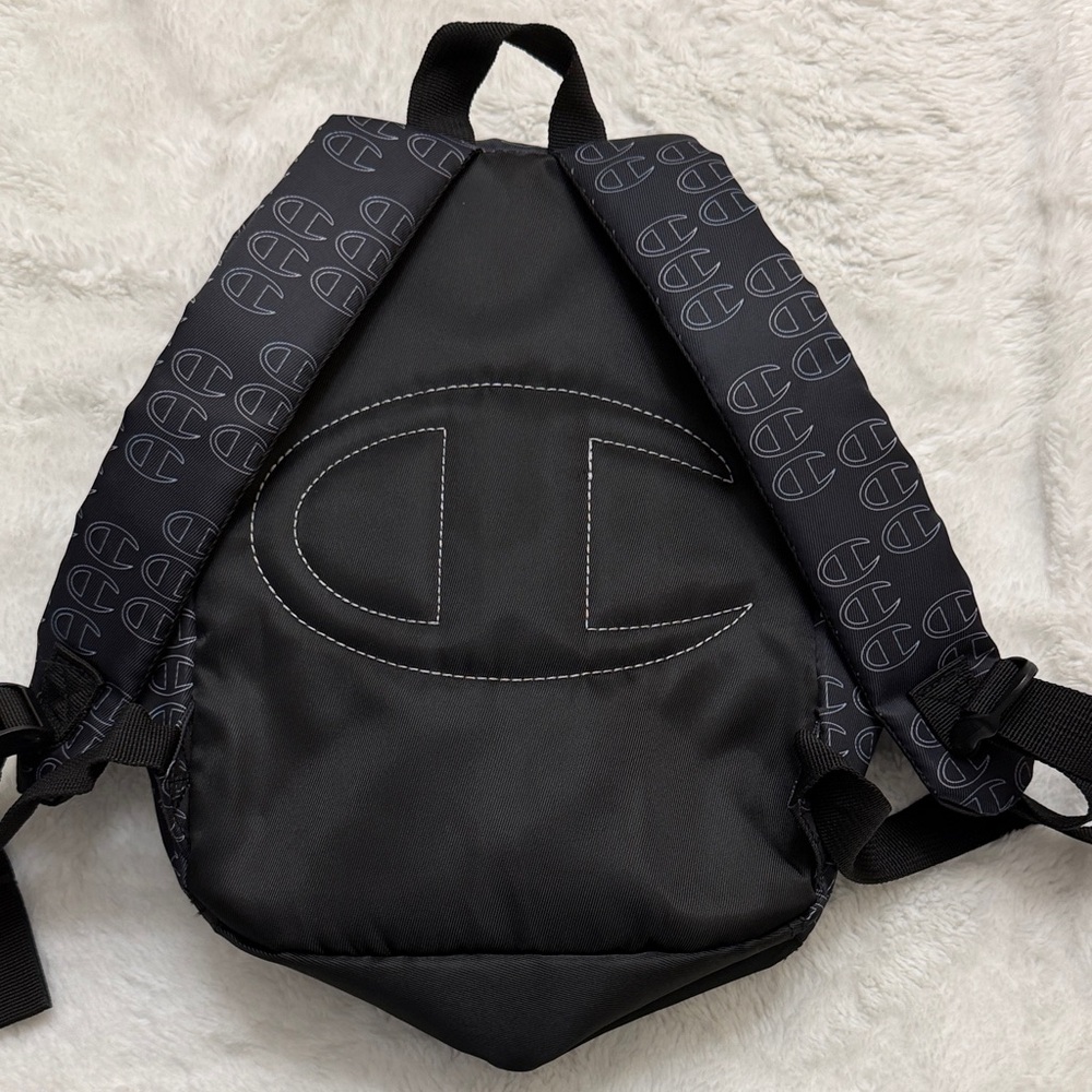 Champion Logo Patterned Black Backpack - image 3